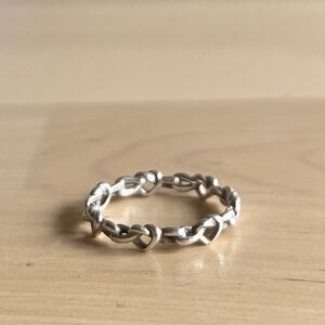 Pandora Knotted Heart Ring